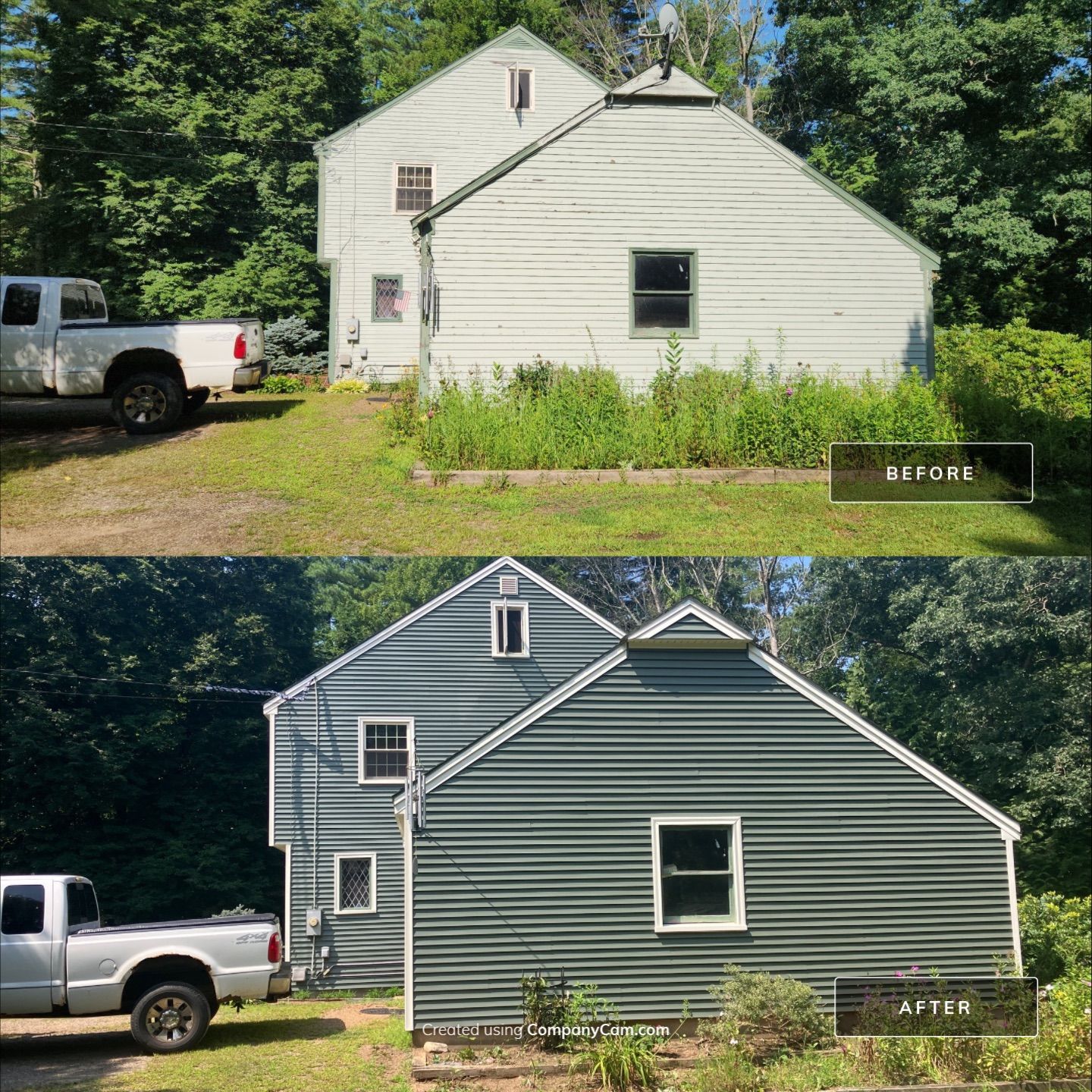 Siding using Cert. Monogram D/4 x 12'6" Clapboard, Forest by DiGiorgi Roofing and Siding Inc