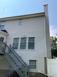 Gutter Cleaning in Roxbury, NJ — Gallo Bros job photo