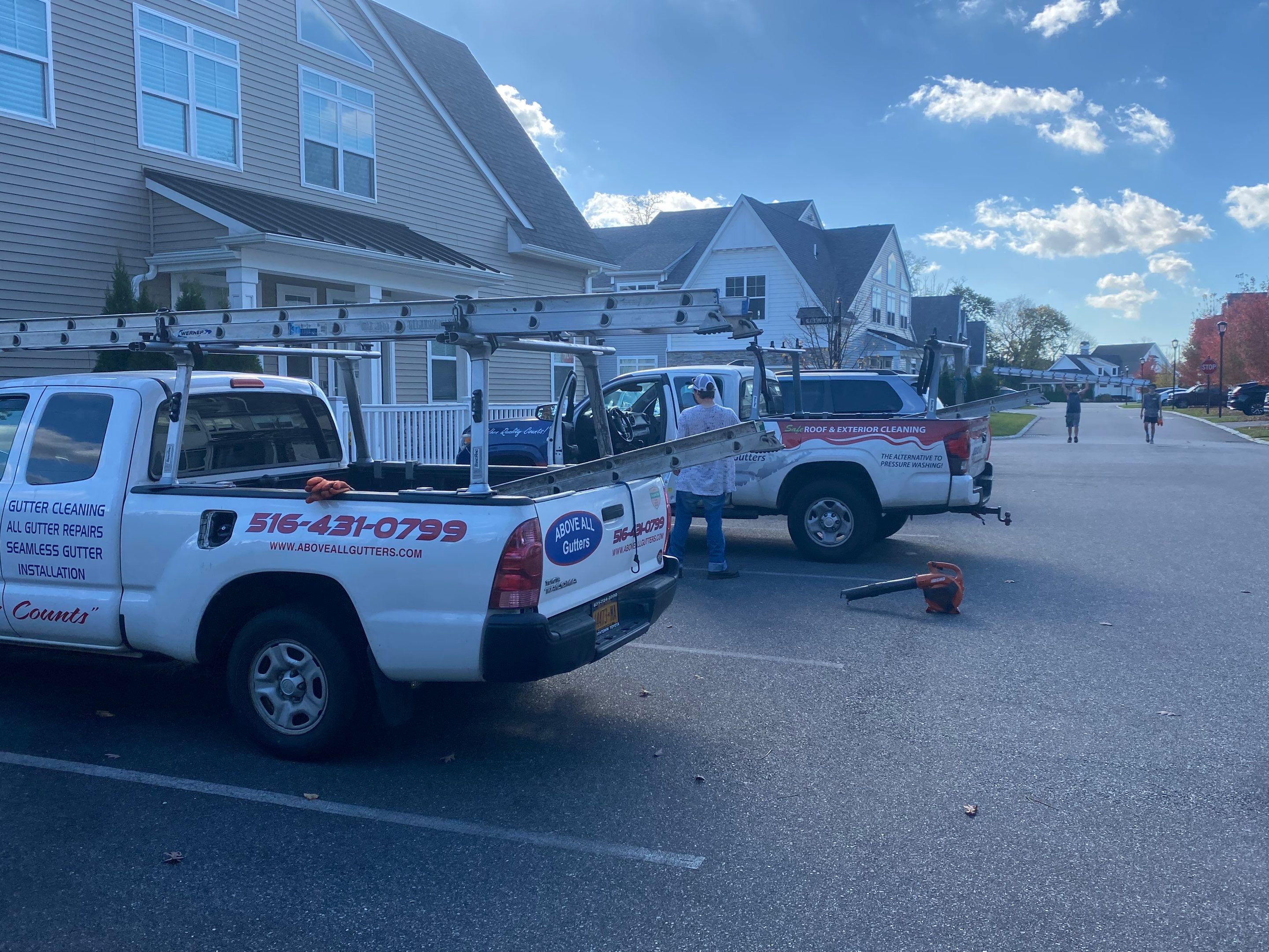 County Pointe Woods Condo Complex Gutter Cleaning by Above All Gutters 