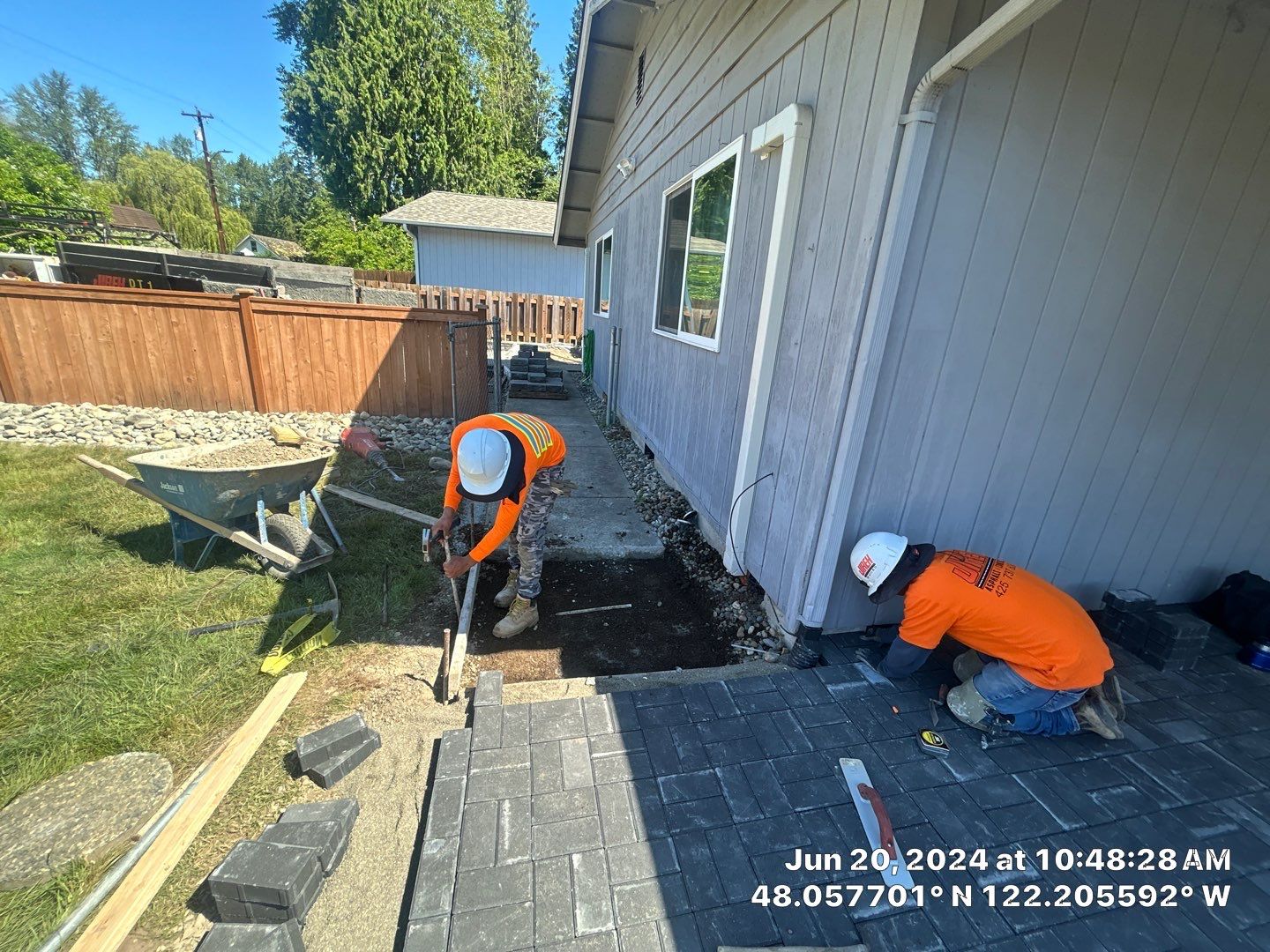 Connie G. Pavers Patio and Gravel Driveway by Jireh Asphalt & Concrete Inc 