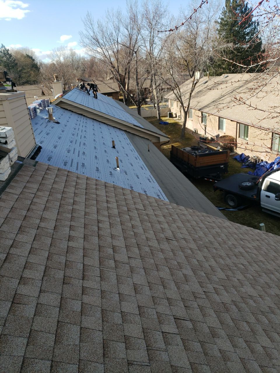 Storm Damaged Roof using GAF Timberline HDZ - Lifetime Shingle by The Roof Doctor