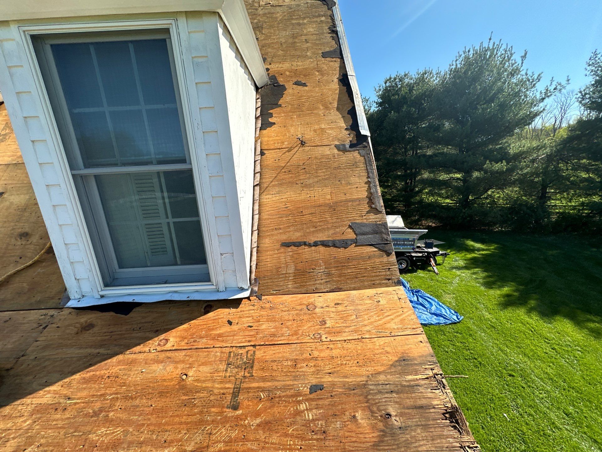 Residential Roofing Installation using Timberline HDZ Shingles - Barkwood by RoofX 