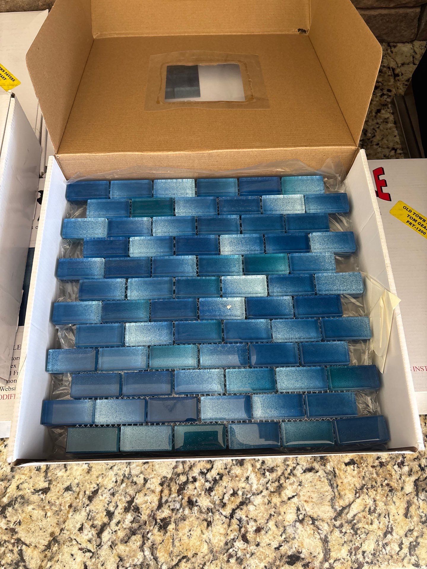 Textured Marble Pool Deck - Bonita National Golf & Country Club by Old Town Pavers Llc