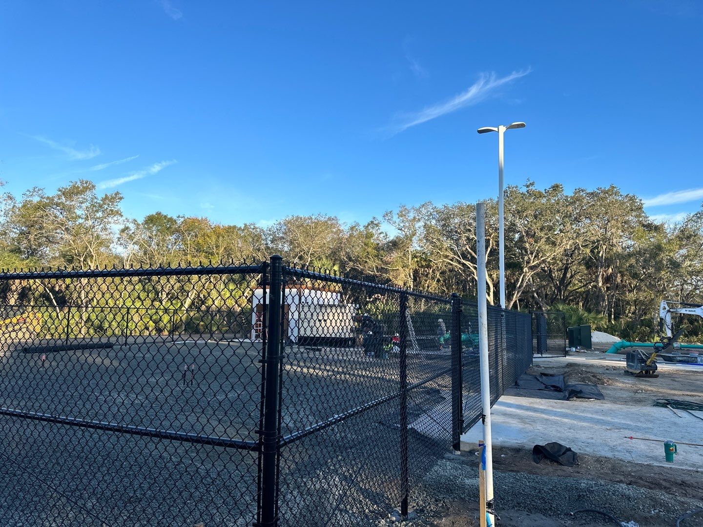 Chain-link Fence Installation using Chain-link Fence by Asap fence and gates, LLC