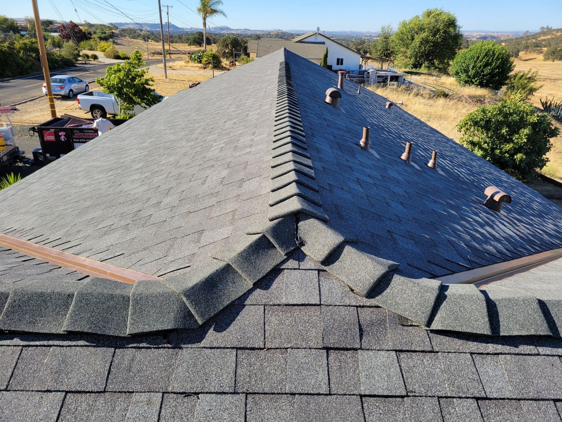Residential Roofing Installation using Owens Corning Roofing Shingles by Byers Enterprises 