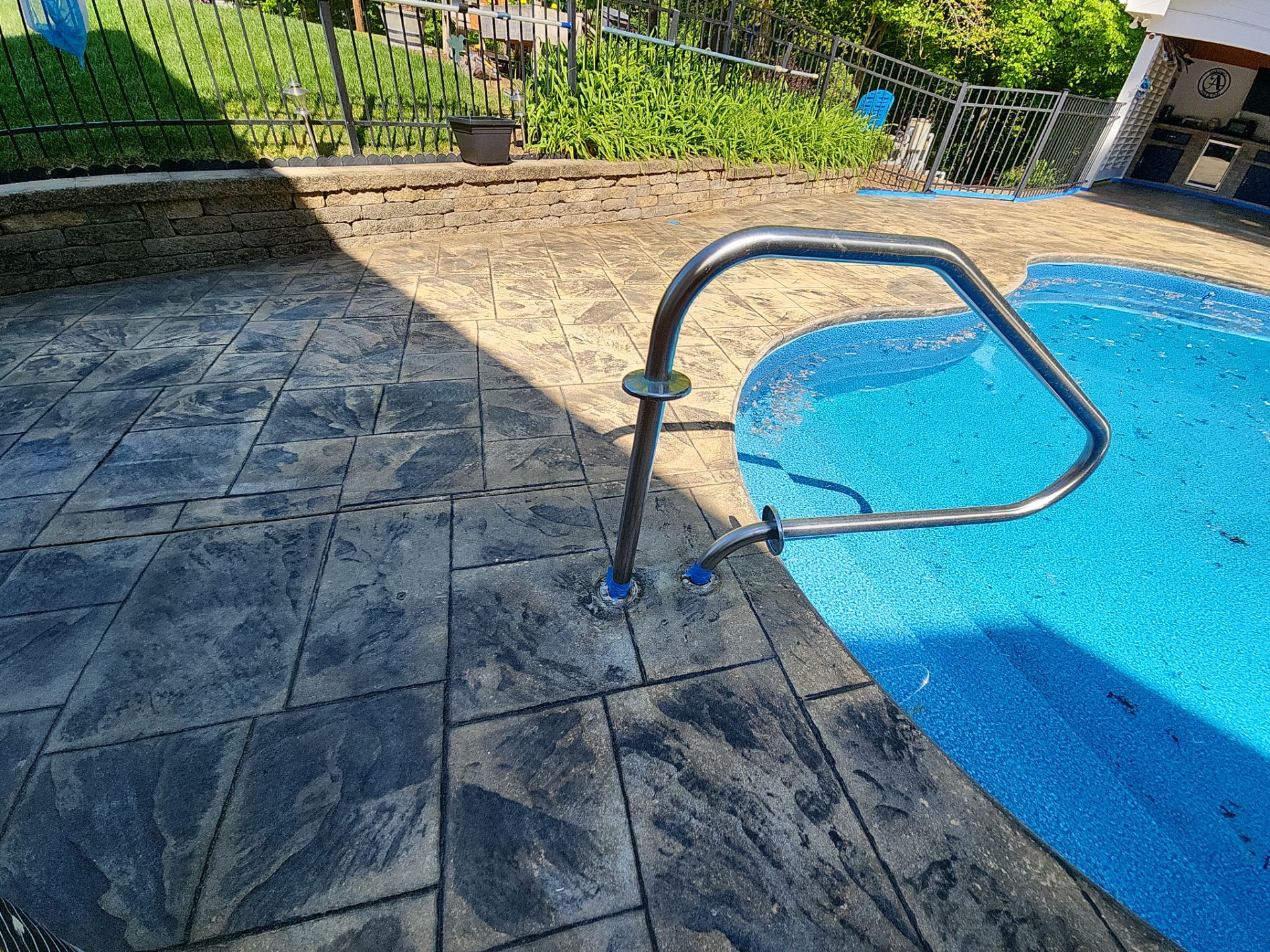 Pool Deck using AcryFin by DuraSeal
