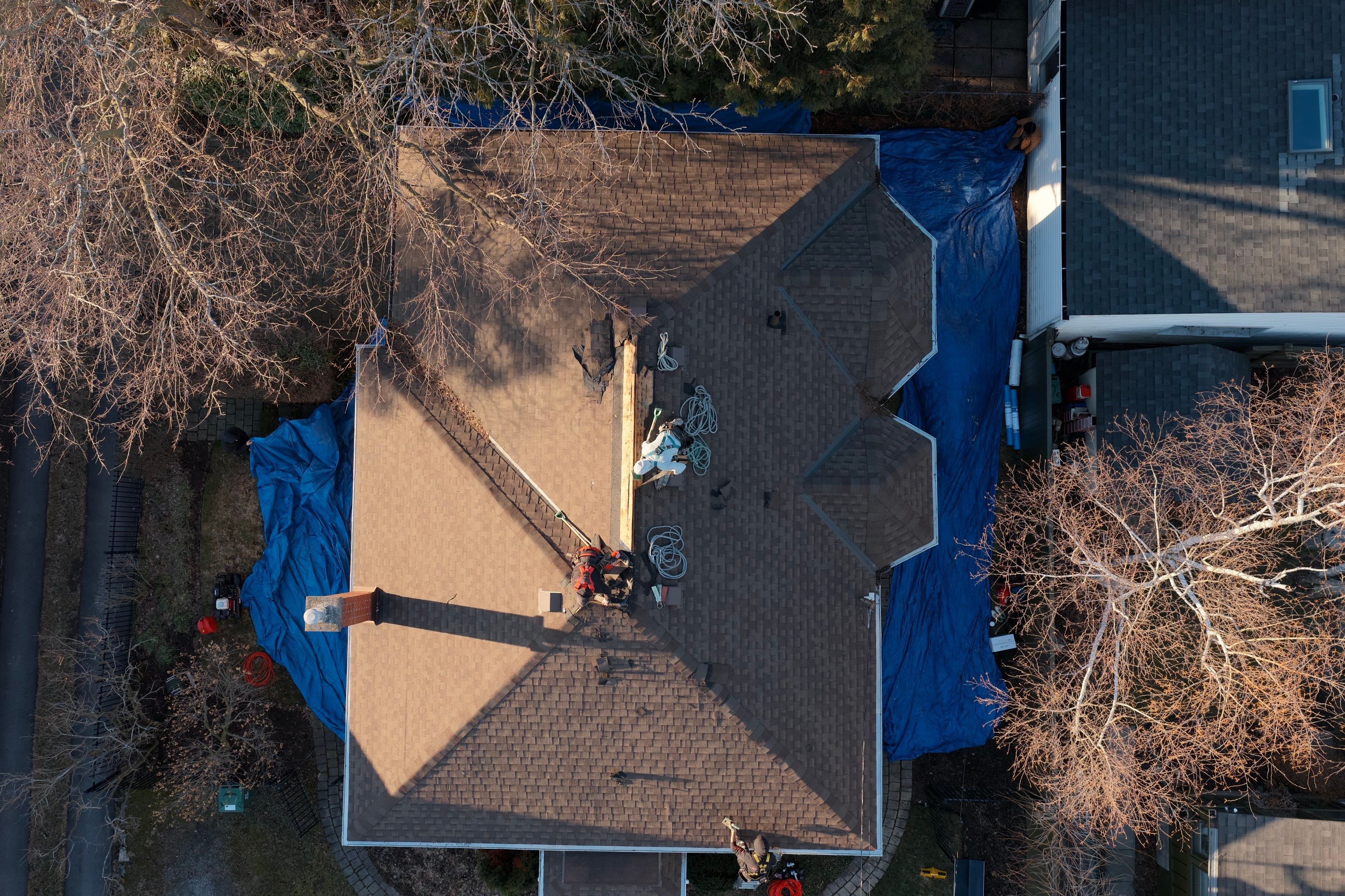 Project in Hamilton by The Roofing Crew
