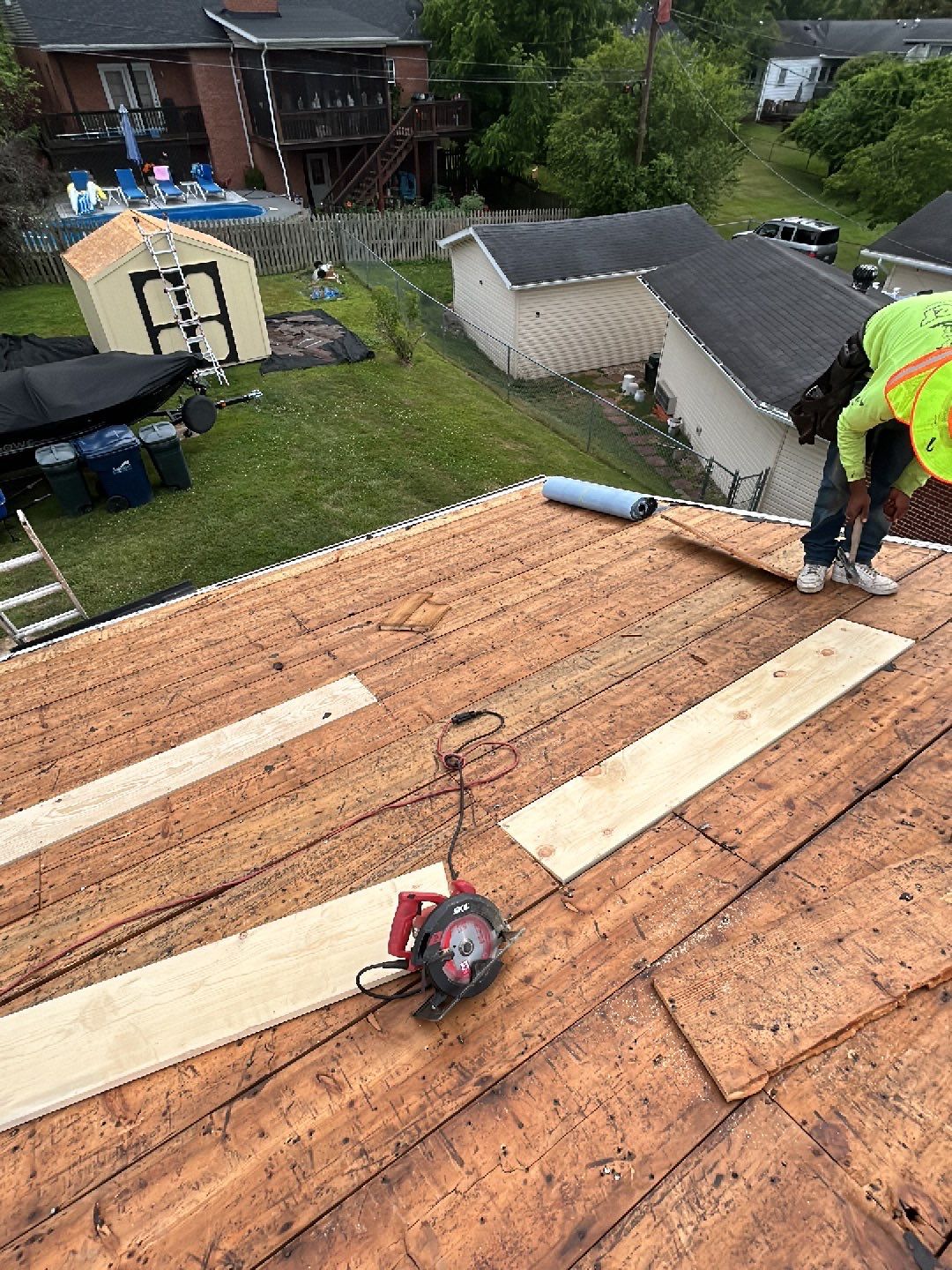 Residential Roofing Installation using Performance Shingles by Mr. Roofer
