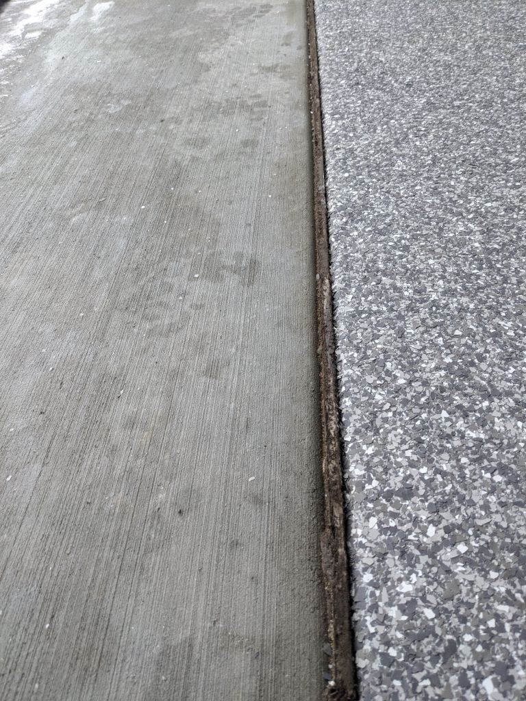 Garage Transformation using Silver Creek by Croc Coatings, LLC