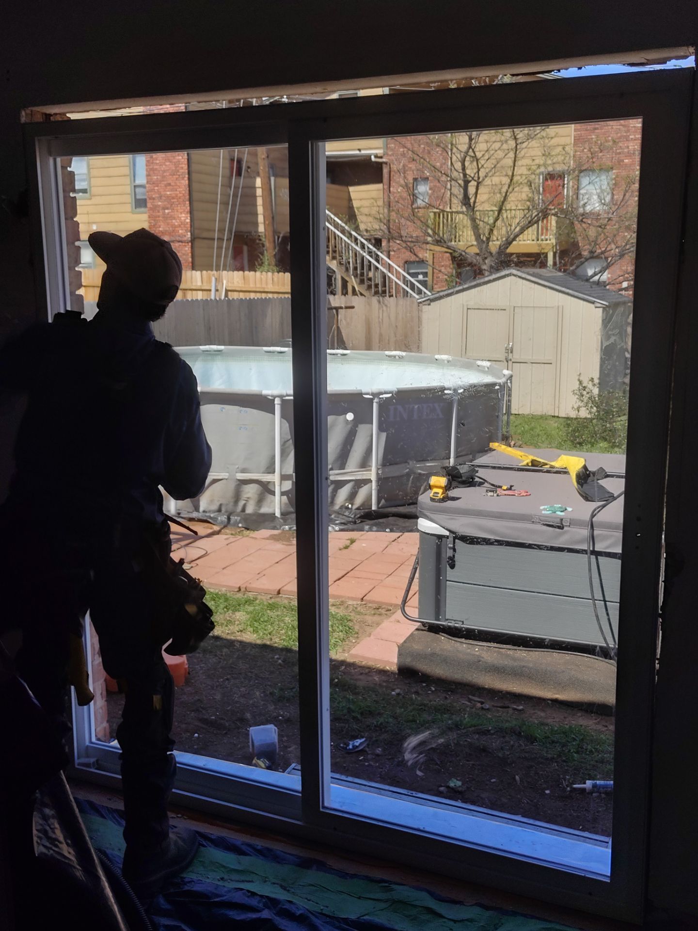 Deck And Sliding Glass Door Install by Clays Services Inc