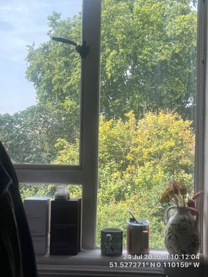 London Window Installation Featuring New Hardware and Roller Blinds
