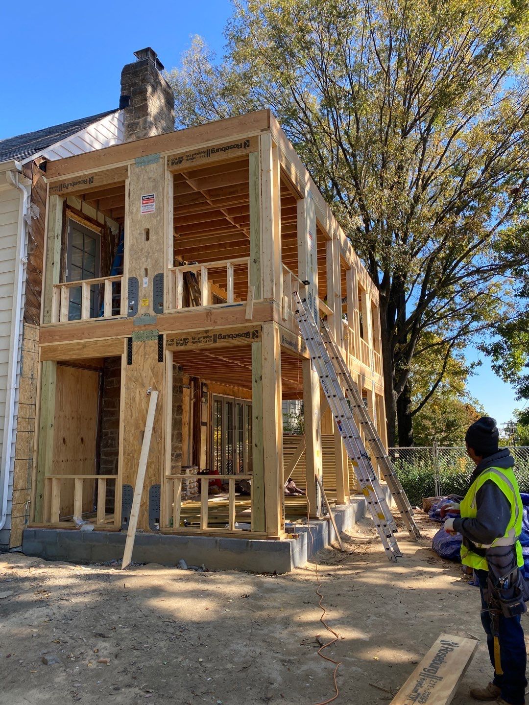 Home adition two floors house by Jesus Master Handyman LLC
