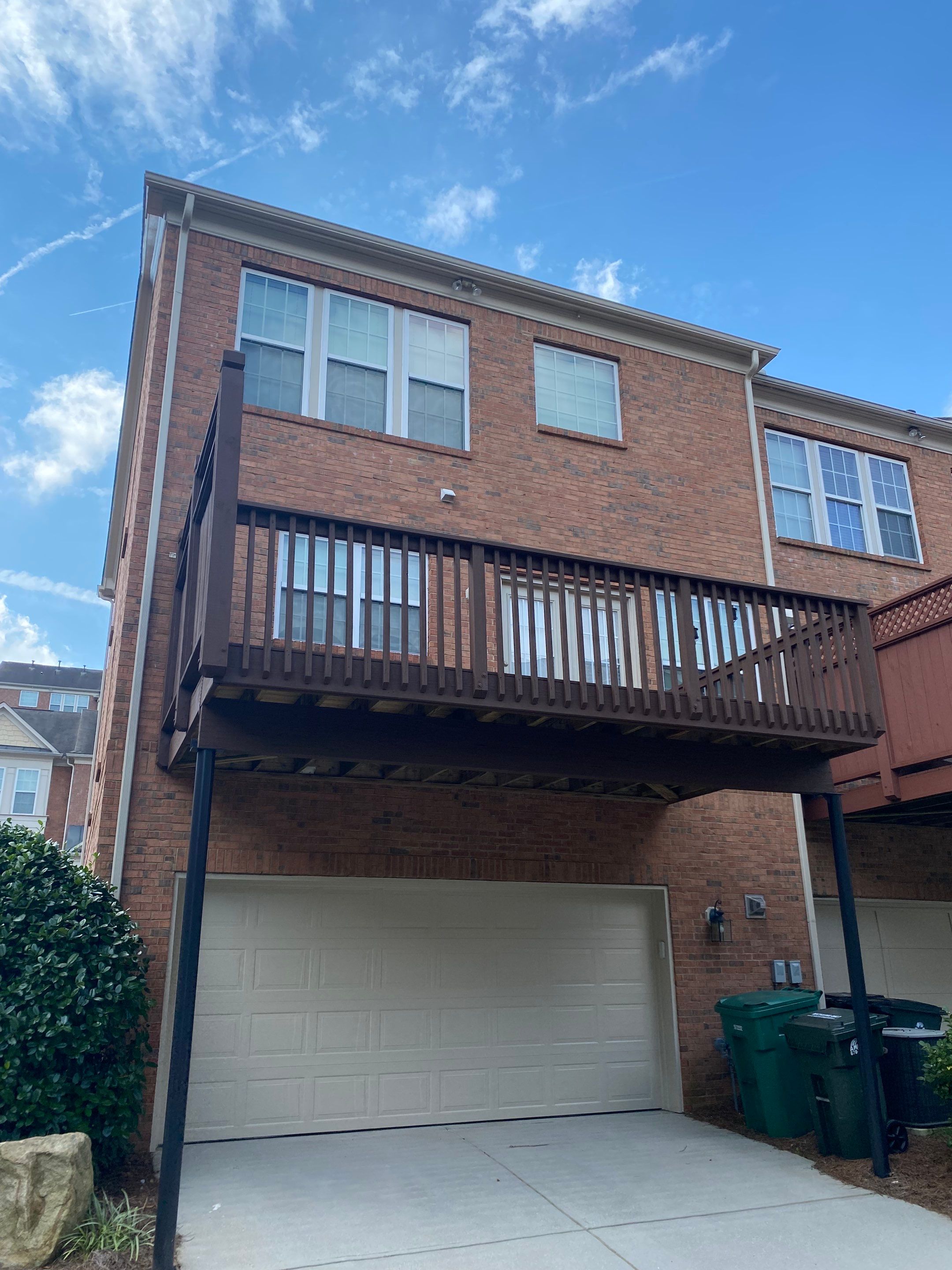 Exterior Trim and Shutter Painting for Atlanta Brick Townhomes by Swift Home Renovations