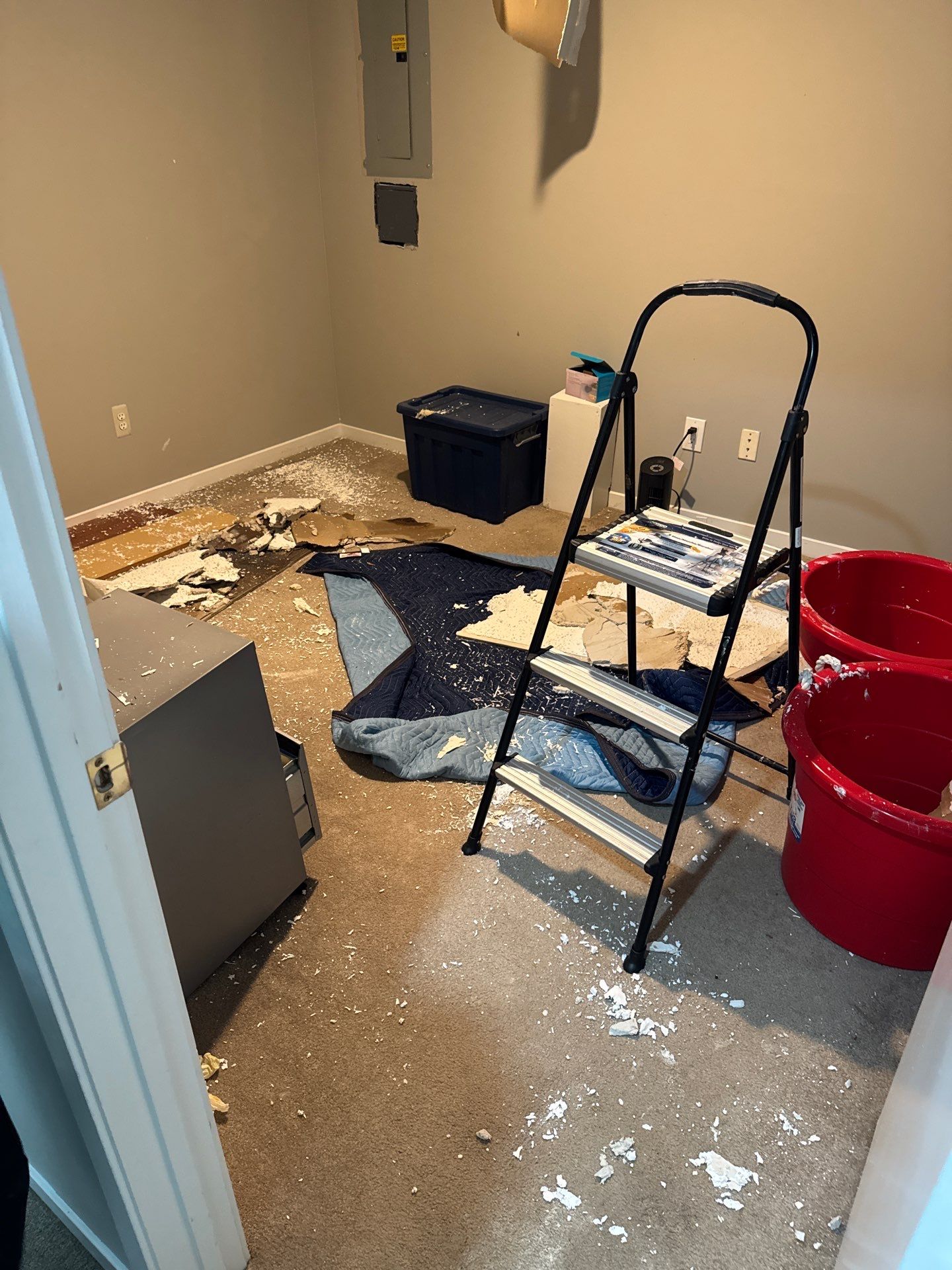 Project in Novi by EzDry Water Mitigation & Property Restoration