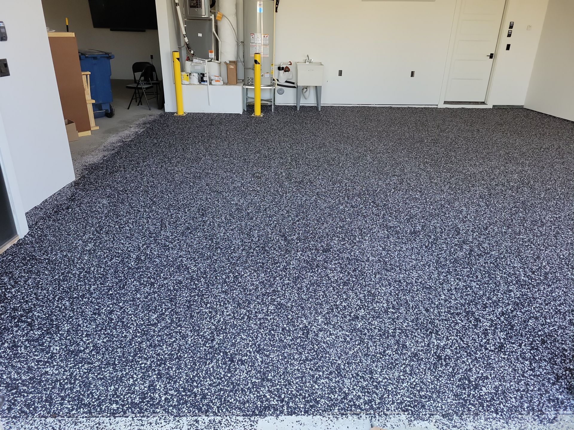 Garage Transformation using Raven by Croc Coatings, LLC