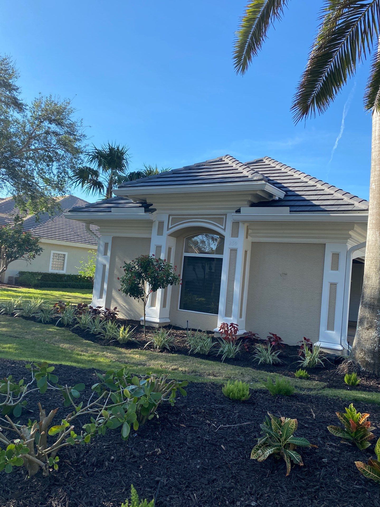 Splash Guard installation in Naples FL by Gutter Professors