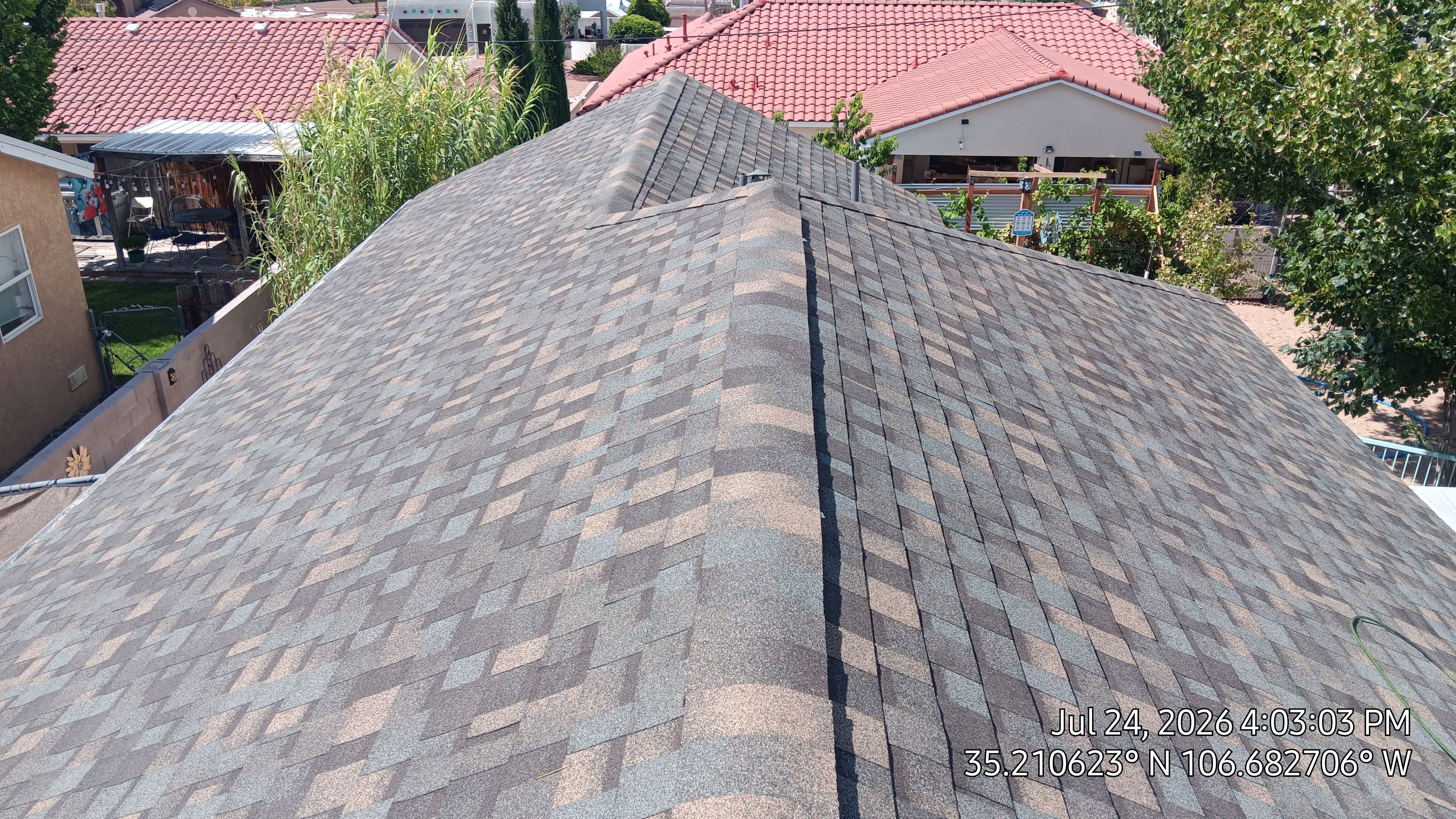 Full Shingle Roof Replacement in Northwest Albuquerque by Doyle Roof Masters Inc
