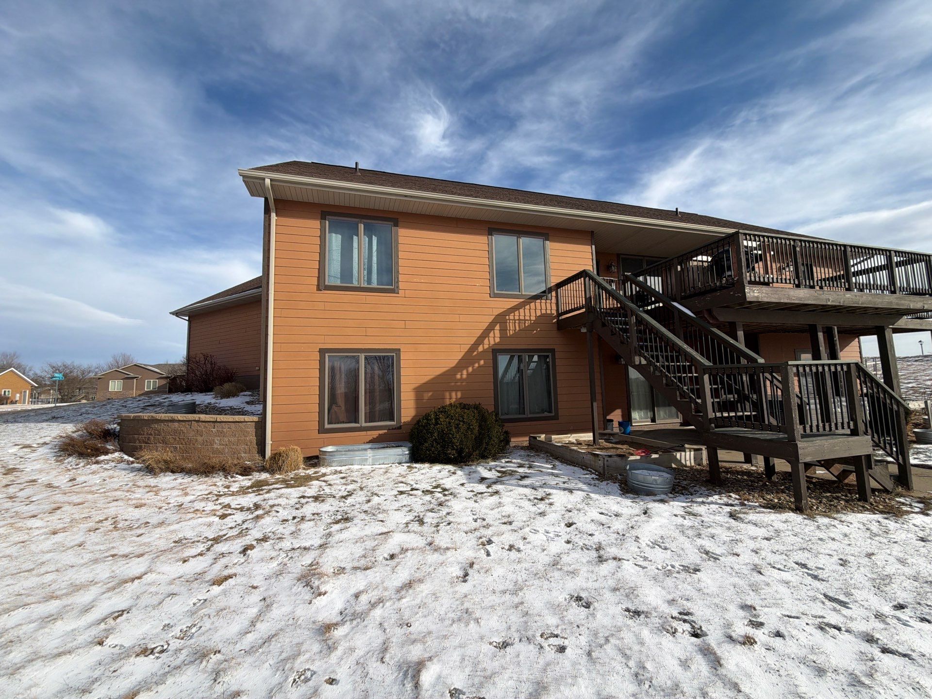 Residential Exterior Painting and Siding Restoration in Crooks by Select Painting, Coatings & Garage Cabinets