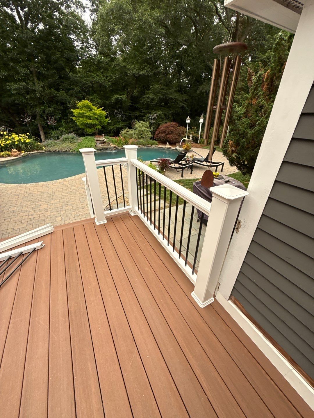 Custom TimberTech Composite Deck Replacement in Newburyport, MA by Sensible Home Solutions