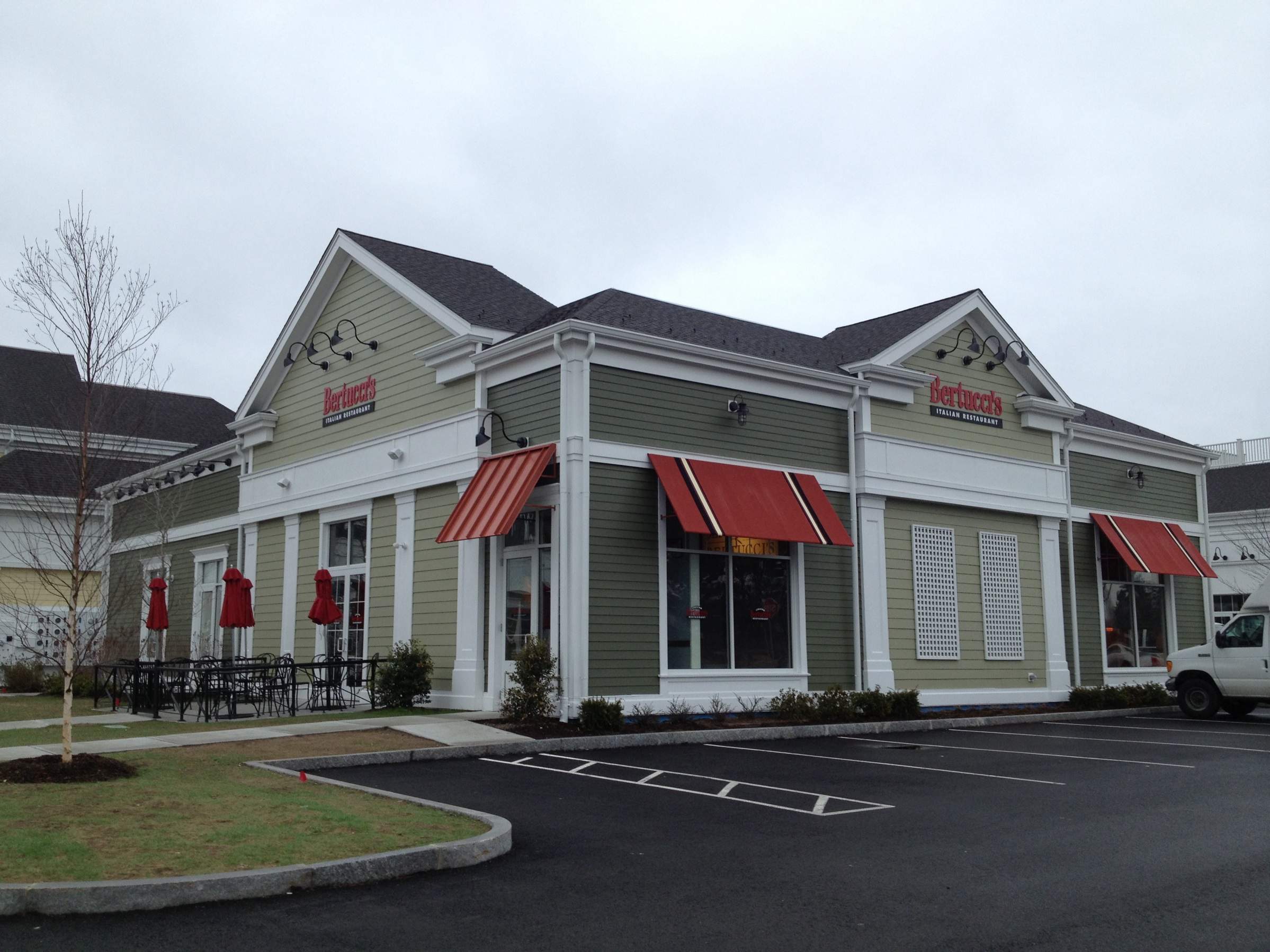 Commercial Gutter System at Wayland Town Center by Gutter Pro Enterprises