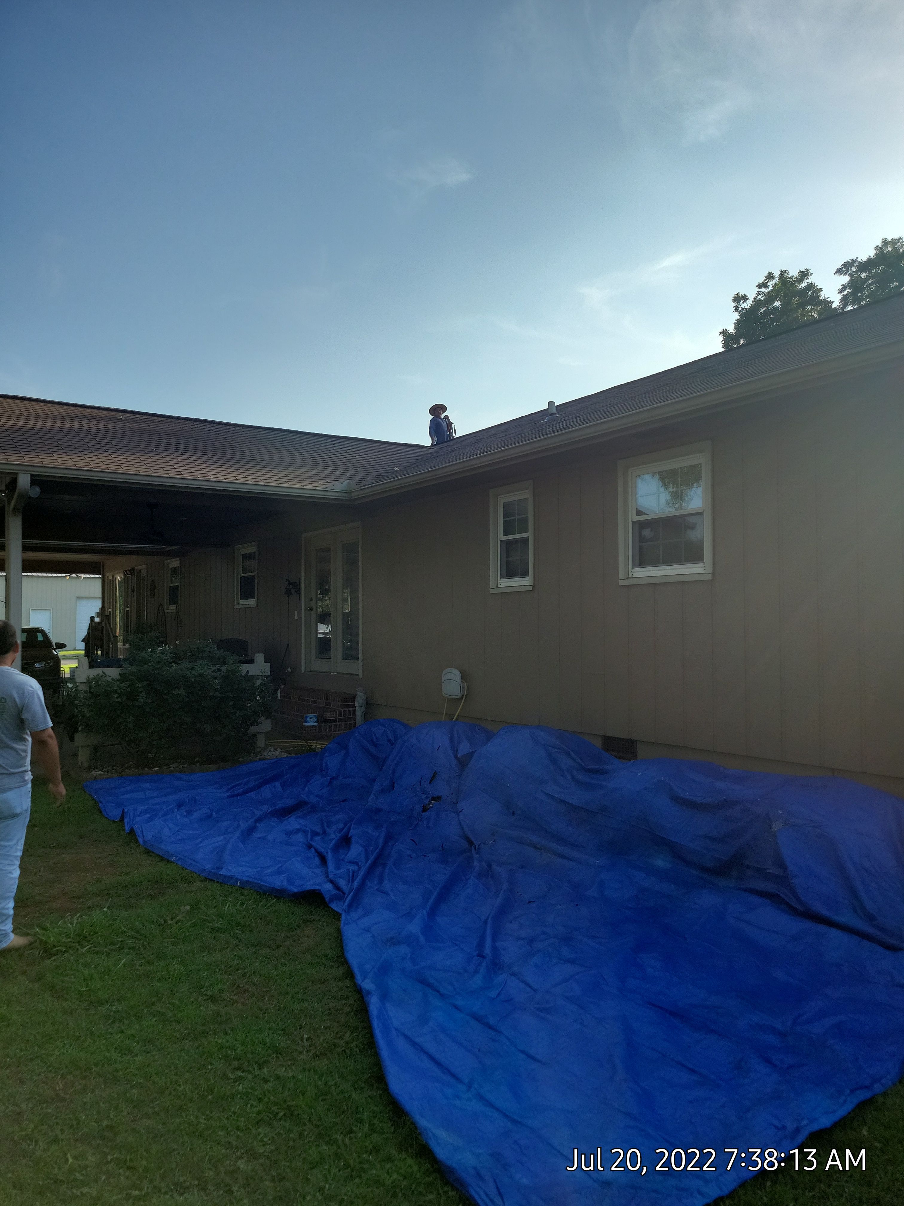 Residential Roof Remove and Replace using Low Rib Metal Roofing Panels by Bullard Roofing