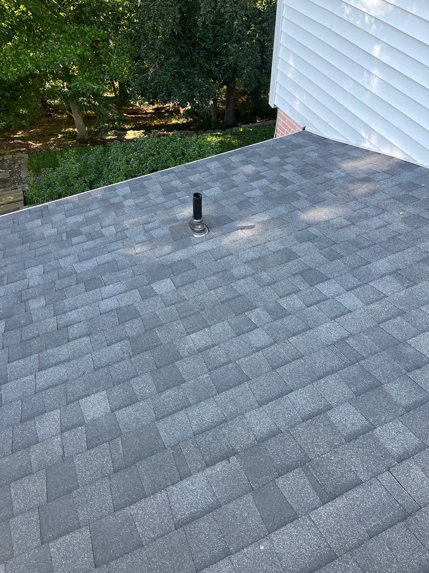 Burke: Residential Roof Installation with CertainTeed Landmark Pro Designer Shingles in Max Def Charcoal Black by RM Banning, Inc.