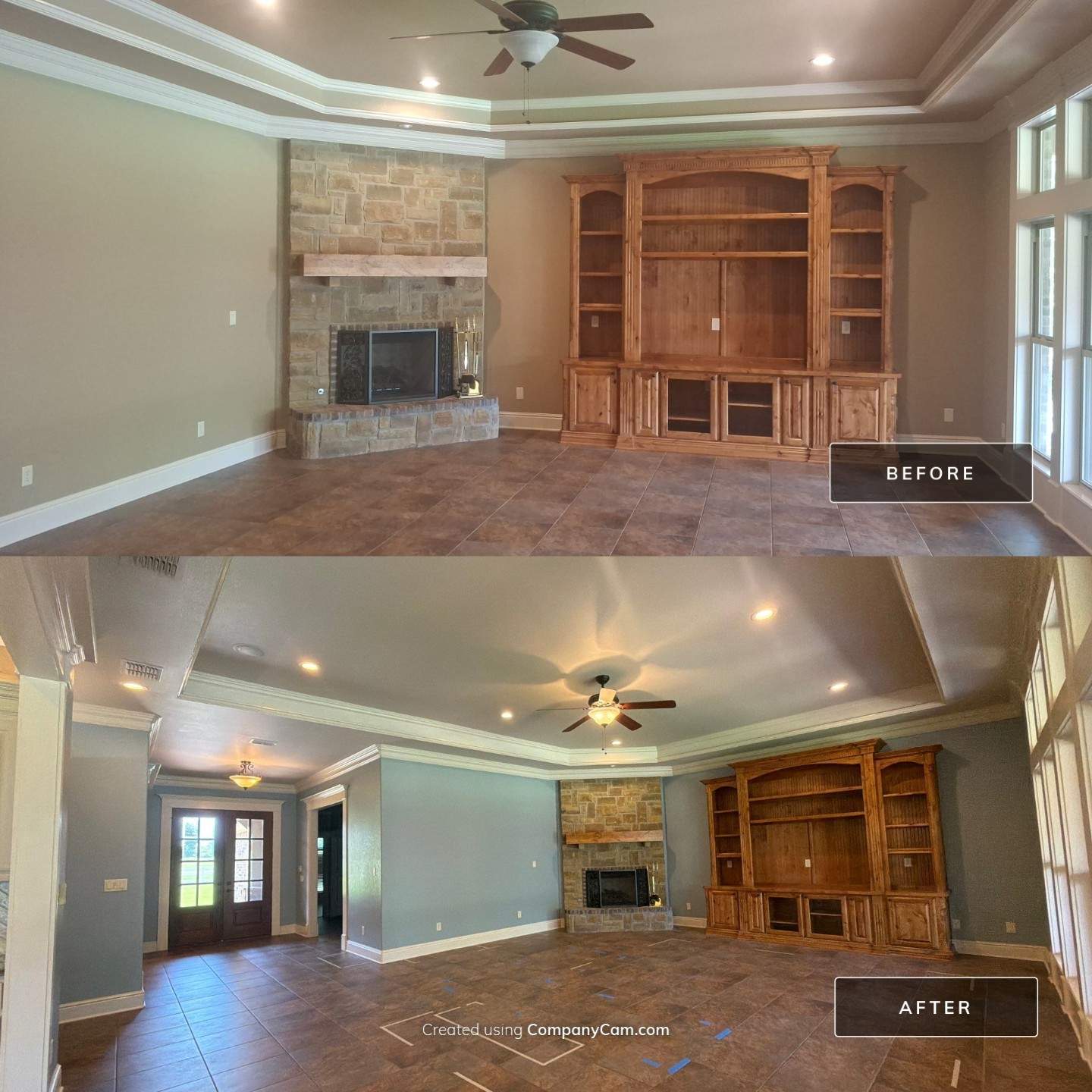 Extensive Interior Paint in Lindale by Quality Coats Painting