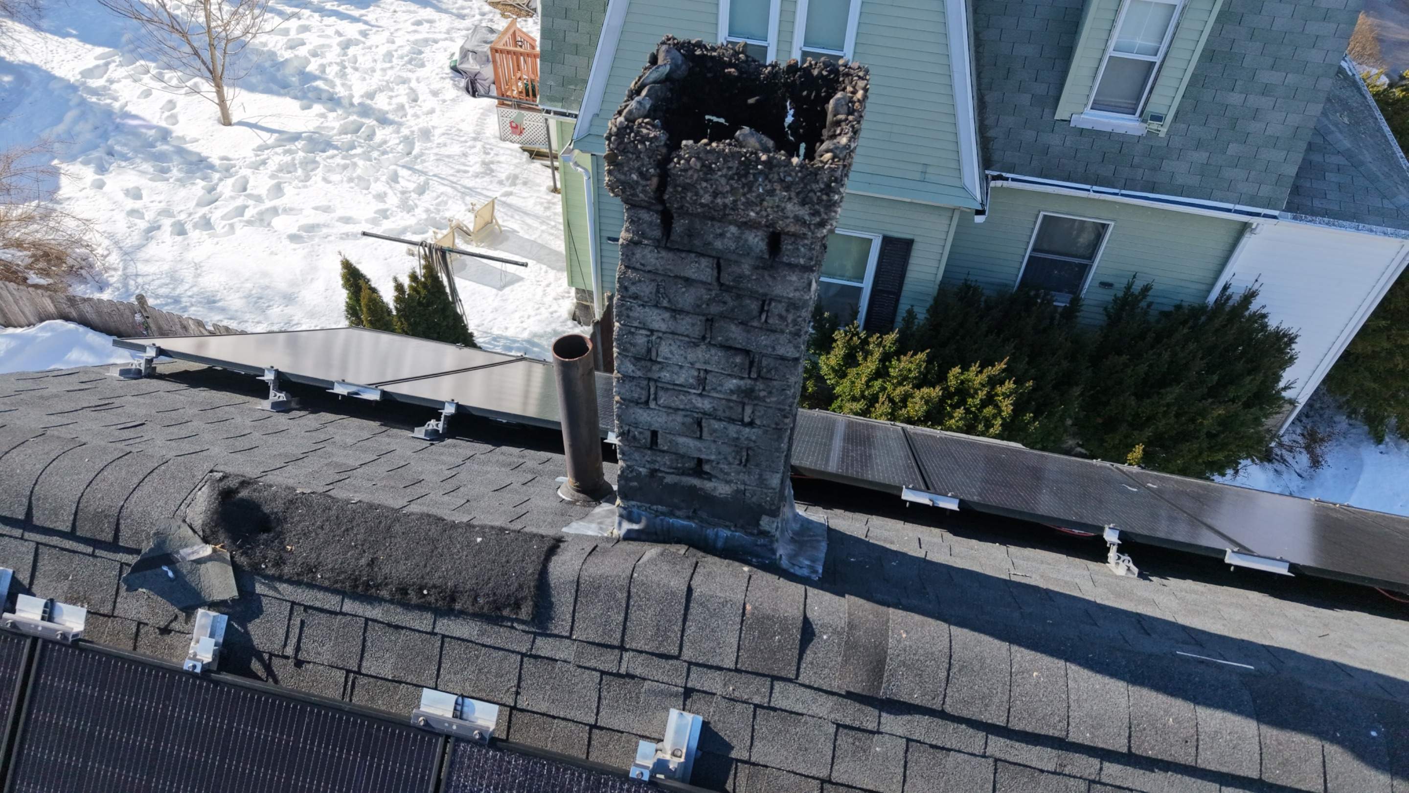 Critter Damage Repair: Ridge Vent Upgrade & Mansard Shingle Restoration by JOHNNYS PRO