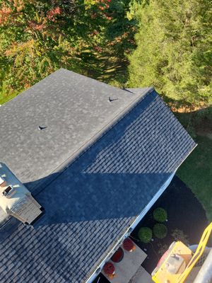 Full Roof and Chimney Restoration with Seamless Gutter Upgrade in Glen Rock, PA