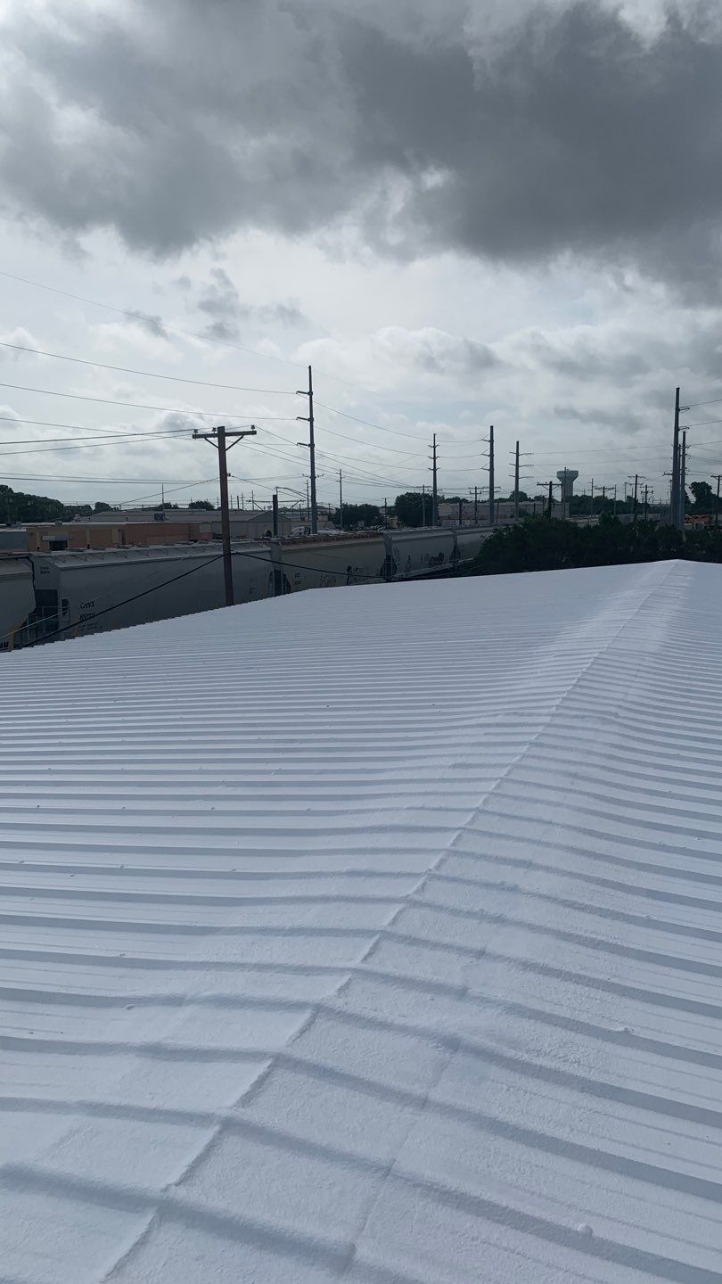 Foam & Metal Roof Restoration – Thermo Sensors (Garland, TX) by All Star Roofing LLC