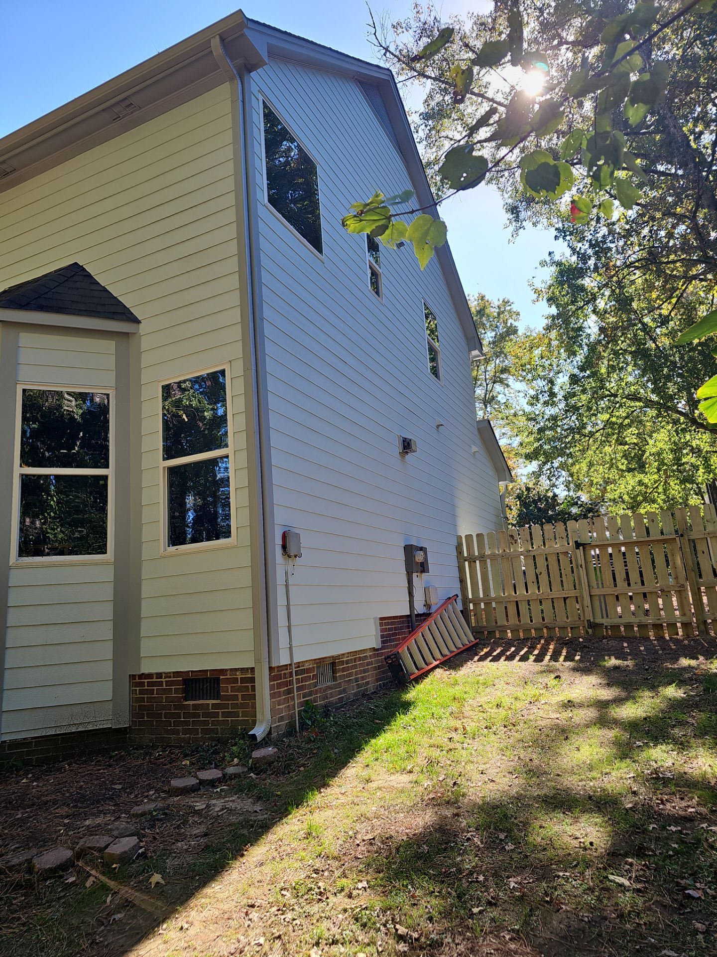 New Windows, Siding, Trim, Fence, and Backyard Concrete Pad by Billy Weatherspoon Contractor