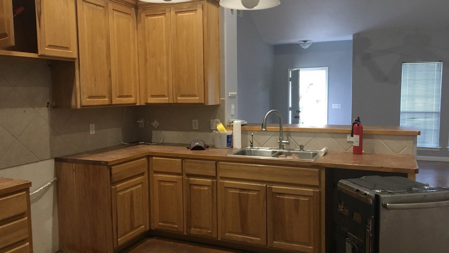 Cabinet Painting by 360 Painting Central Texas 