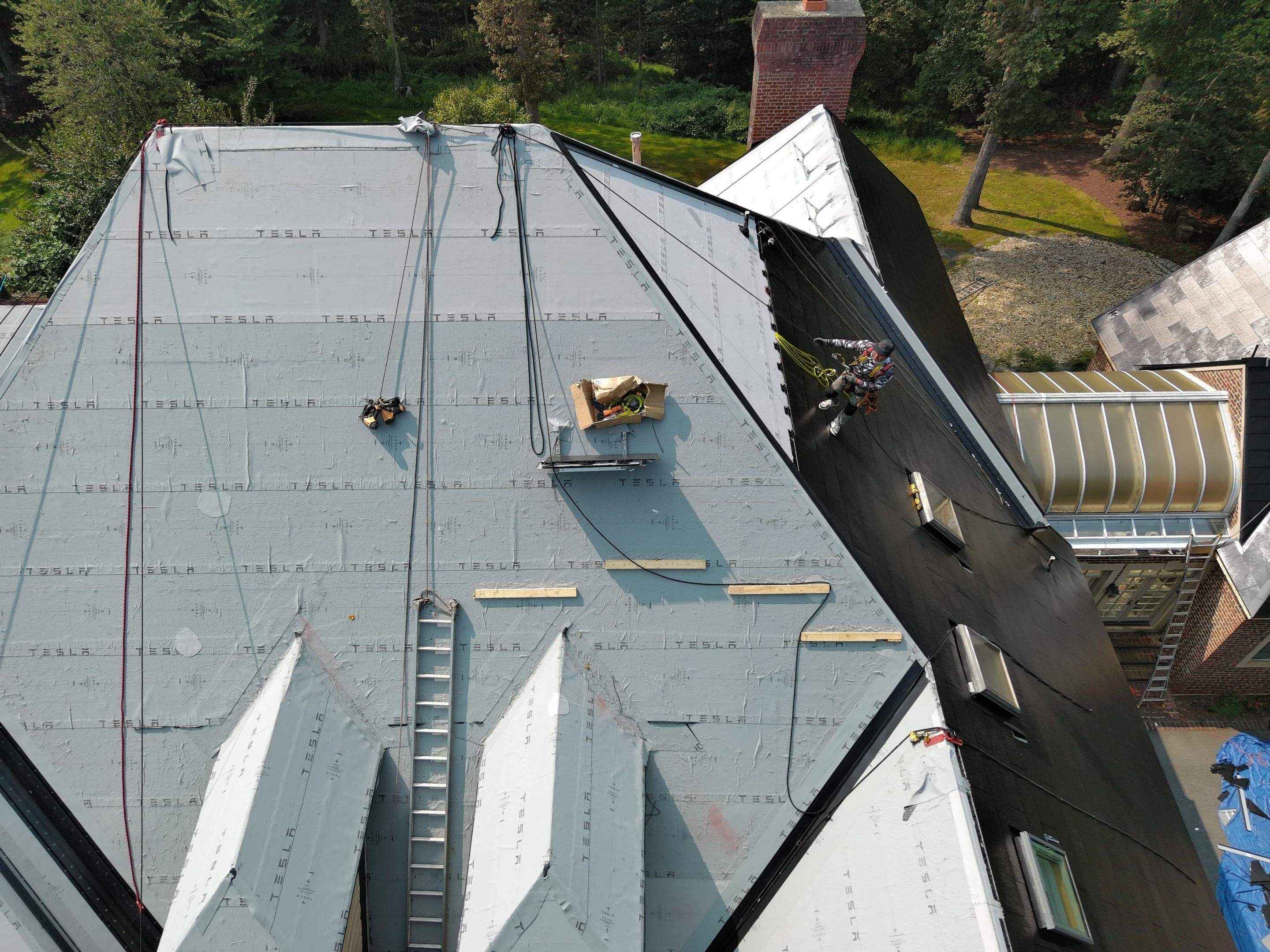 Extravagant Tesla Solar Roof in Maryland by American Home Contractors