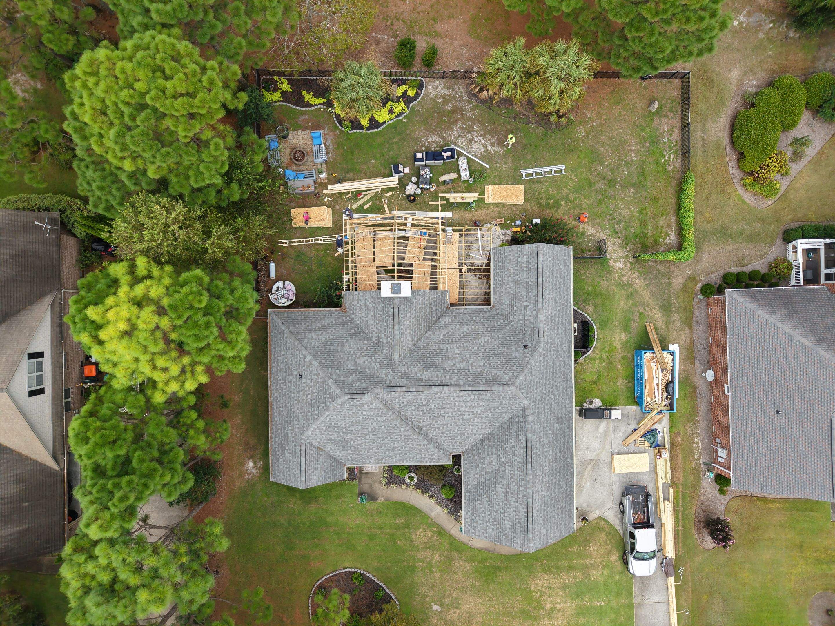 Back Porch Addition in Beau Rivage  by RGR Construction and Roofing, LLC