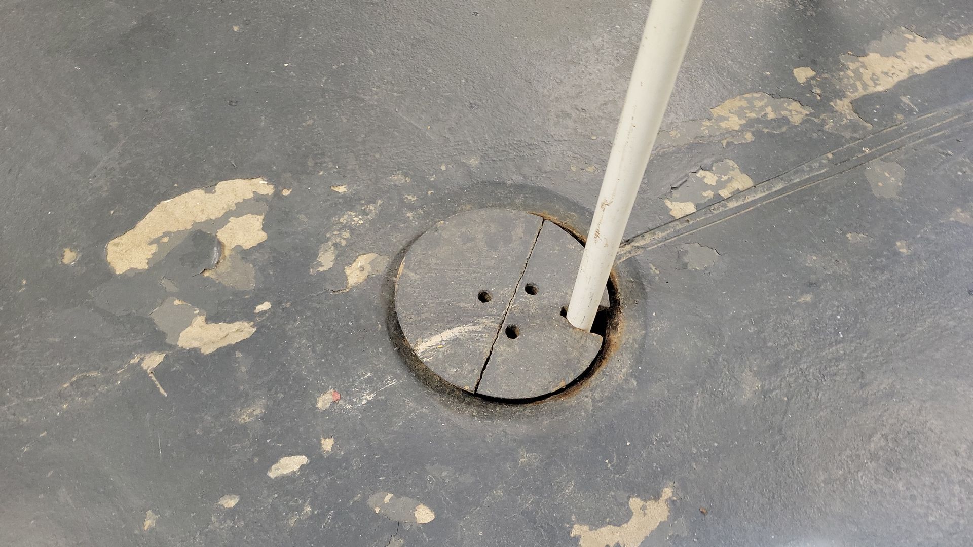 Laundry Room Floor Coating using Penntek- Silver Creek by Spectrum Painting, LLC