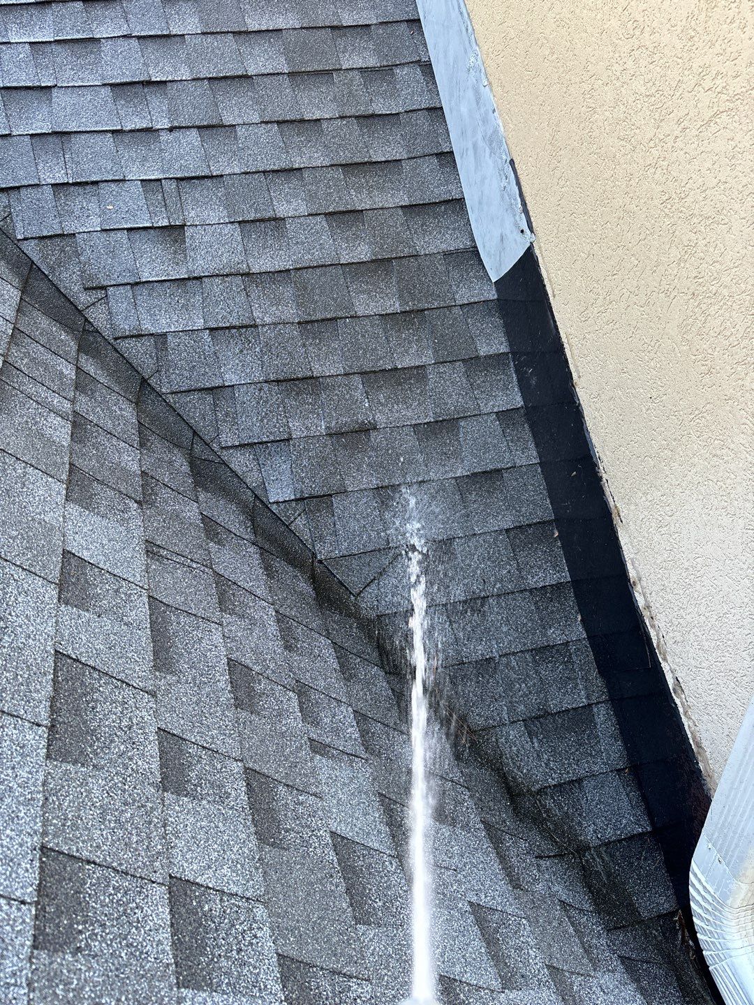 Flashing wrong installation by Deerfield Roofing LLC