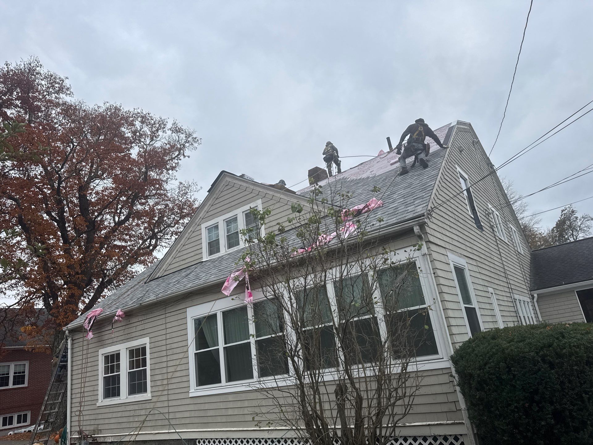 Ayer Church Complete Roof with Code-Compliant Overlay & Dual Chimney Restoration by Mighty Dog Roofing of Greater Middlesex County