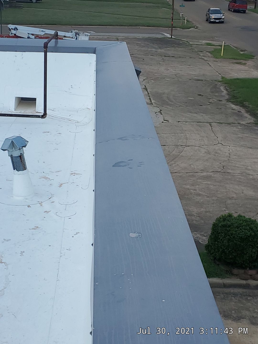 Commercial Roofing Installation using 50 mil PVC by Hostetler Roofing