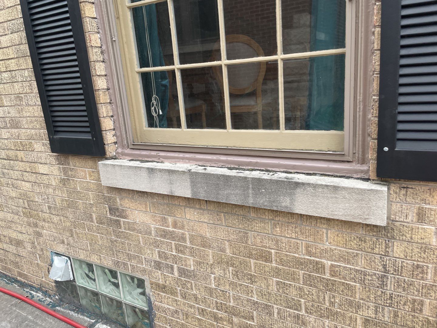 Wood cleaning and staining using Armstrong cloark oil stain by Northern Power Washing LLC.