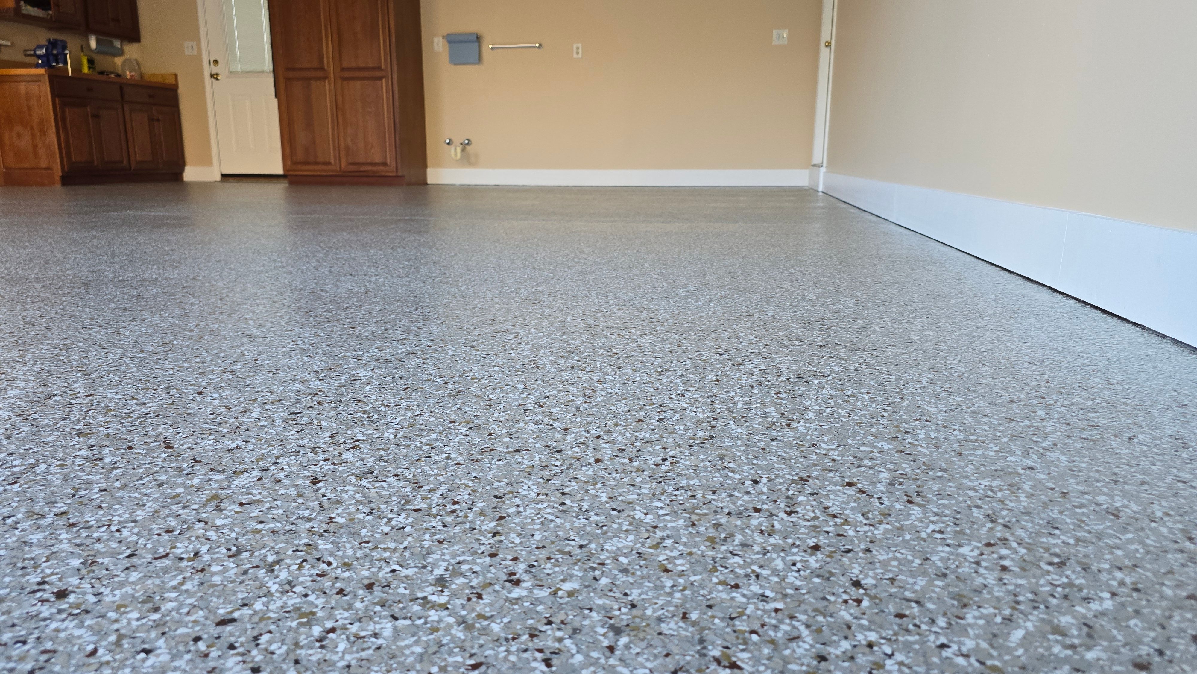 Garage using Creekbed by Elite Floor Solutions