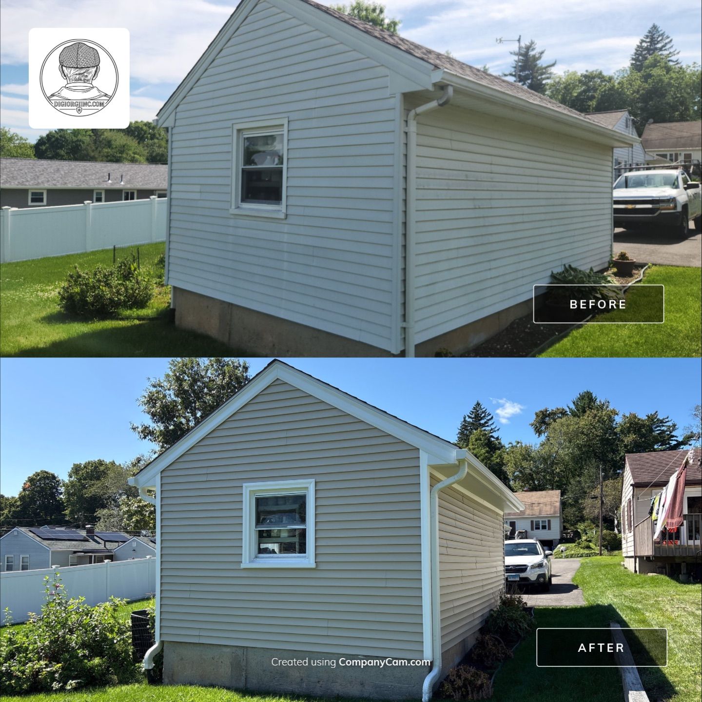 Siding Refreshment Using Cert. D/4 Clapboard in Savannah Wicker by DiGiorgi Roofing and Siding Inc
