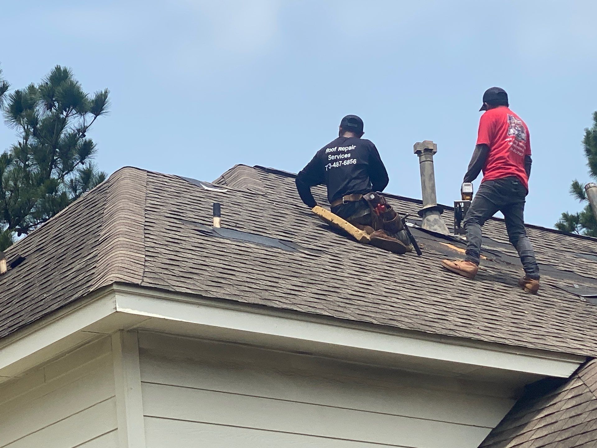 Hail Damage using Owen's Corning Duration (Lifetime) Shingles by Roof Repair Company
