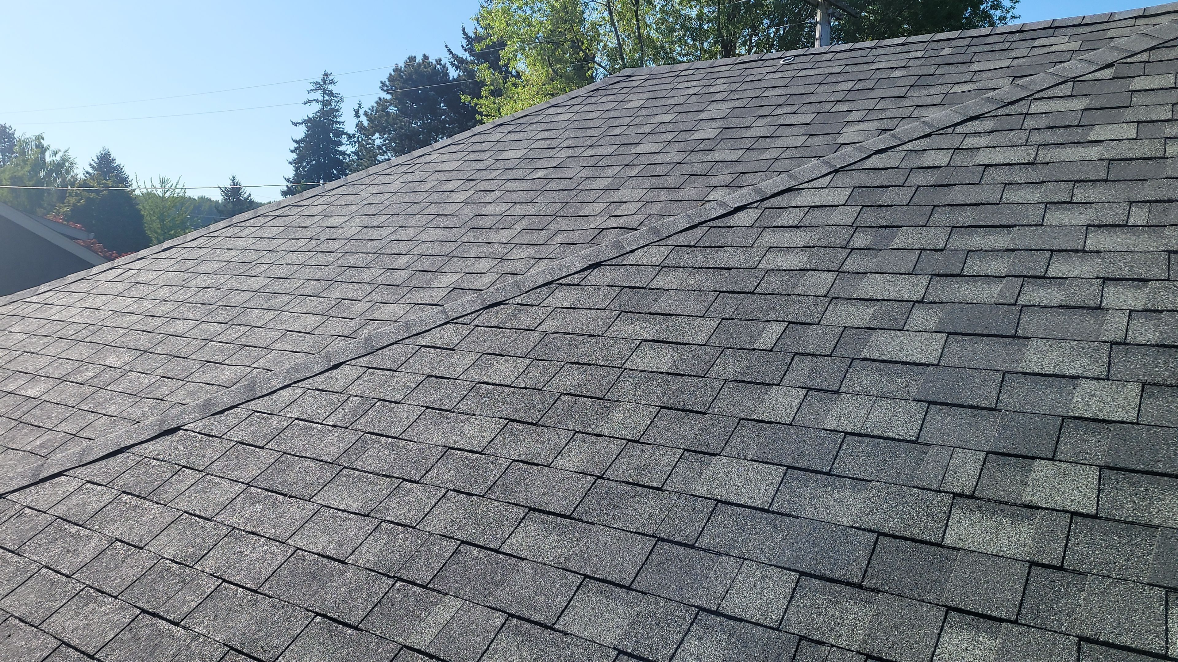 Residential Roofing Installation using Owens Corning Duration Shingles in Estate Gray. by BEST Roofing & Waterproofing