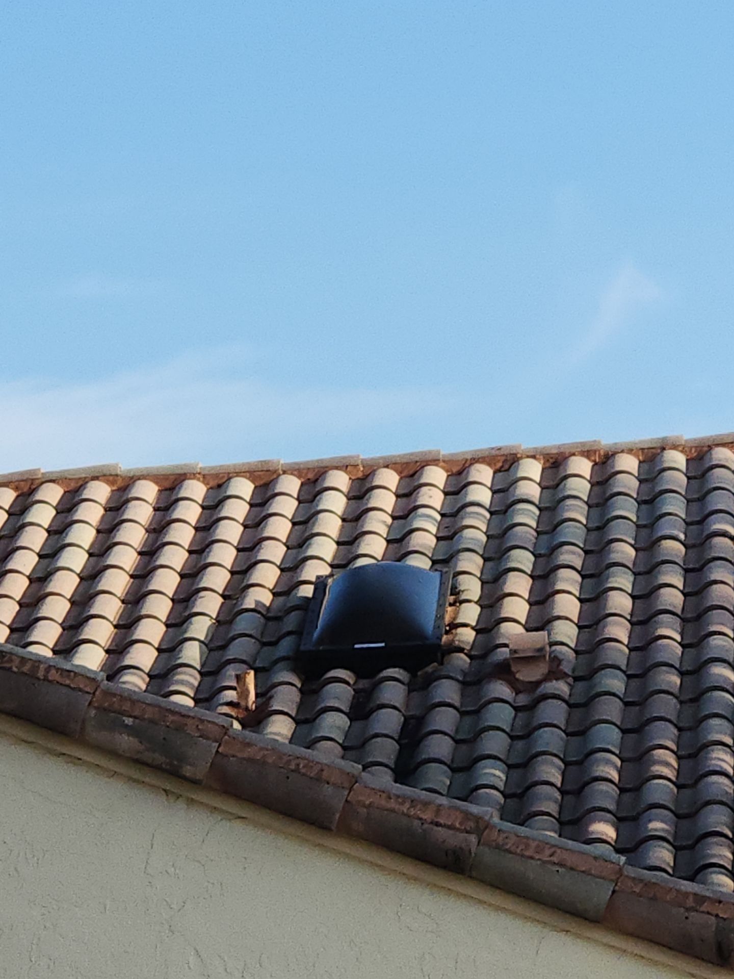 Concrete Tile Roof Repair using Skylight by Aastro Roofing