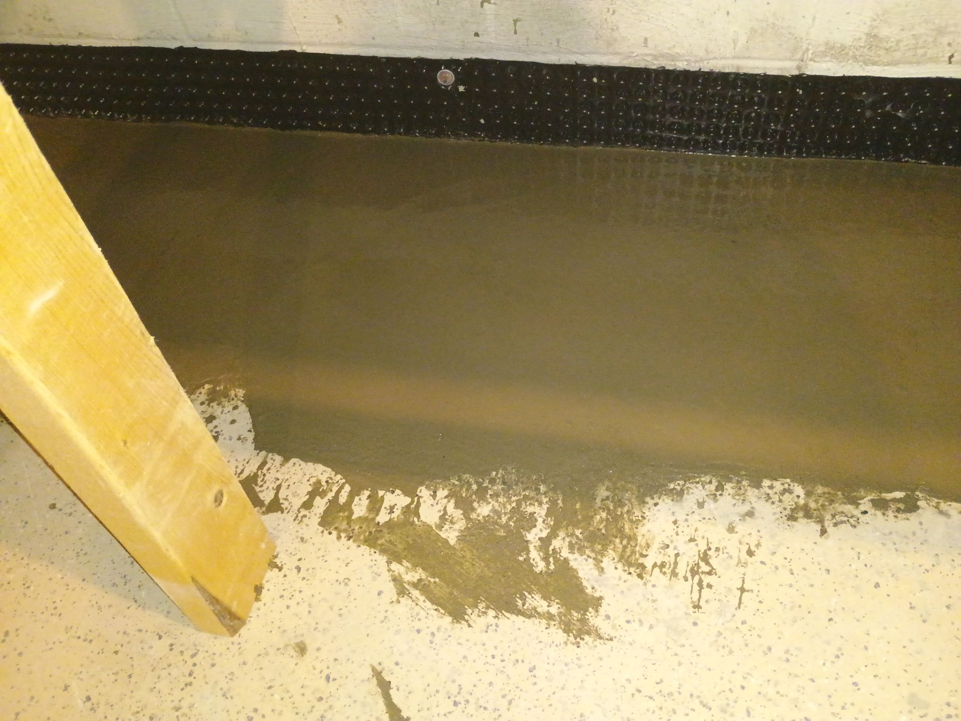 Drain tile for Kael in New Brighton by Waterproofing Northeast