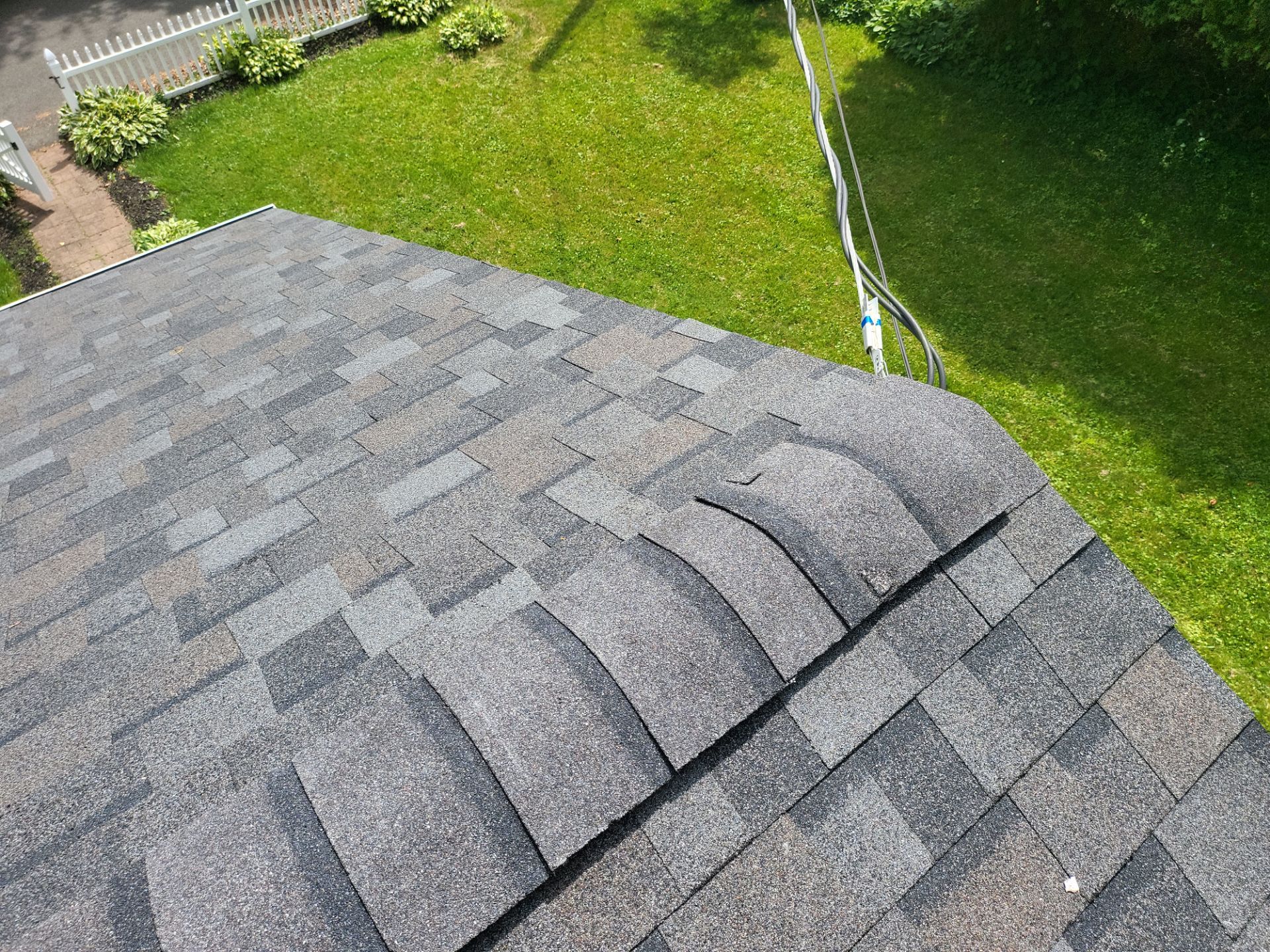 Residential Roofing Installation using Owens Corning TruDefinition Duration AR - Williamsburg Gray by A Plus Exterior