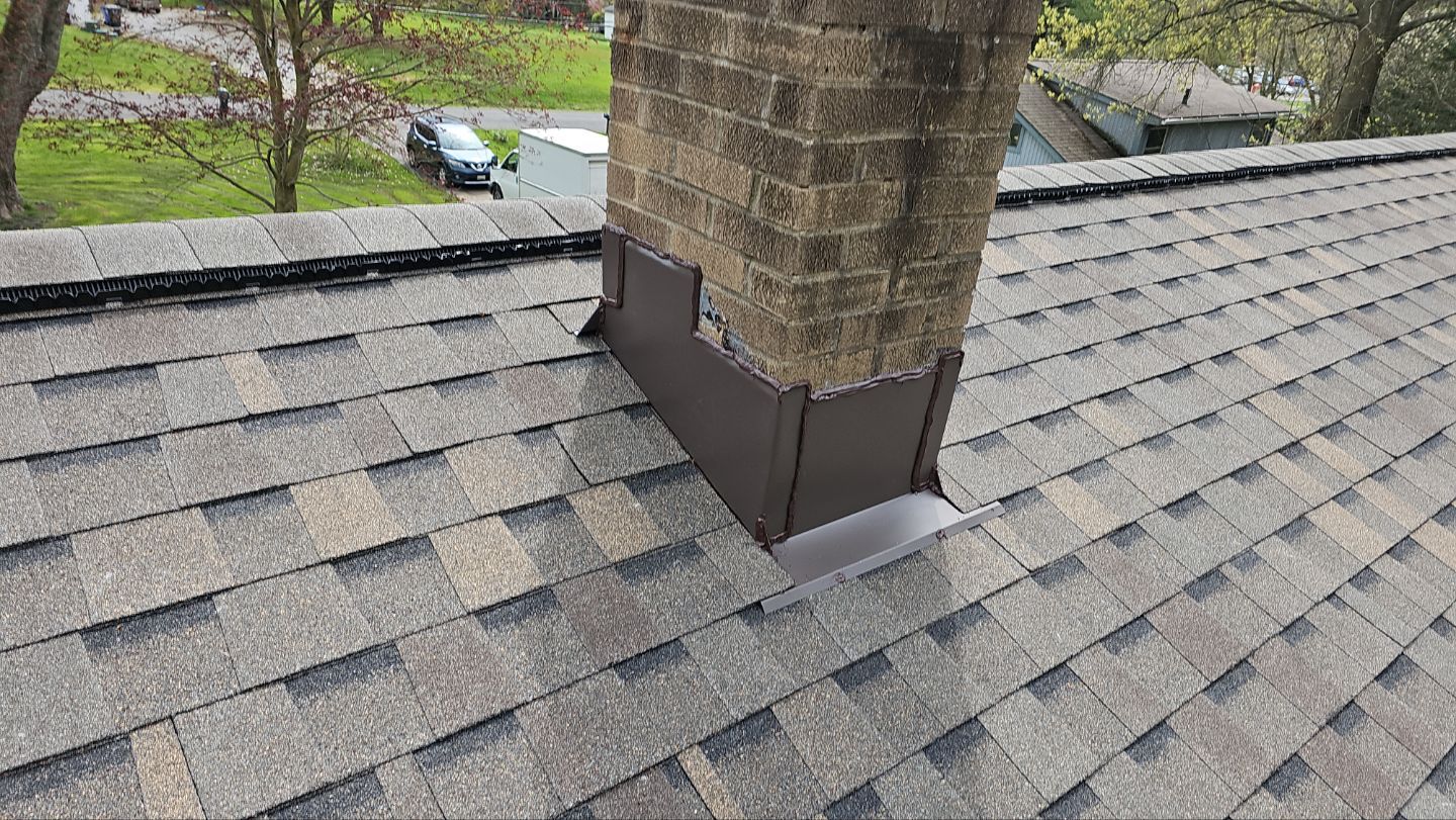 Atlas Pinnacle, Color, Weathered Shadow, Drip Edge, Color, Royal Brown by Eagle Eye Roofing