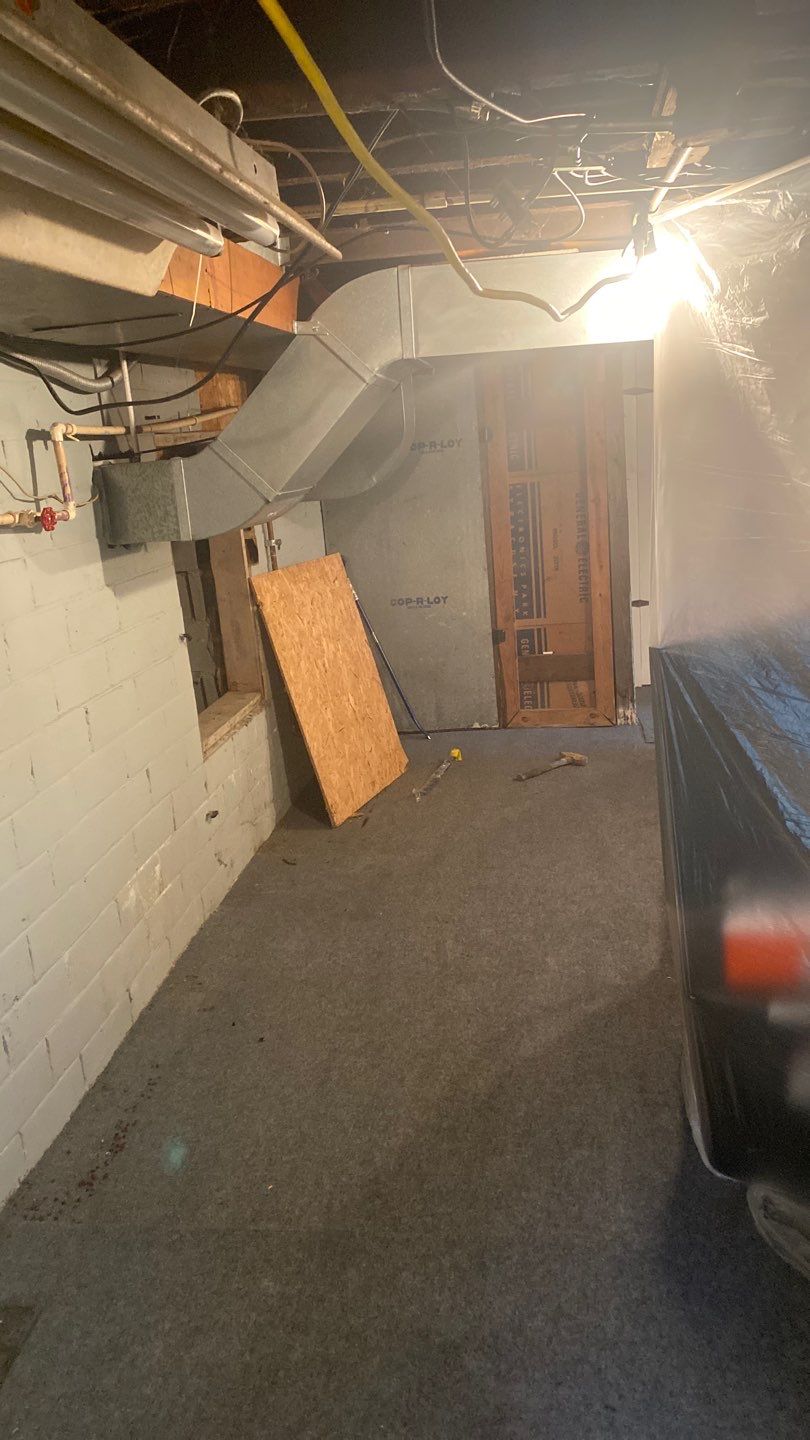 Interior Basement Waterproofing System by Toledo Basement Repair 