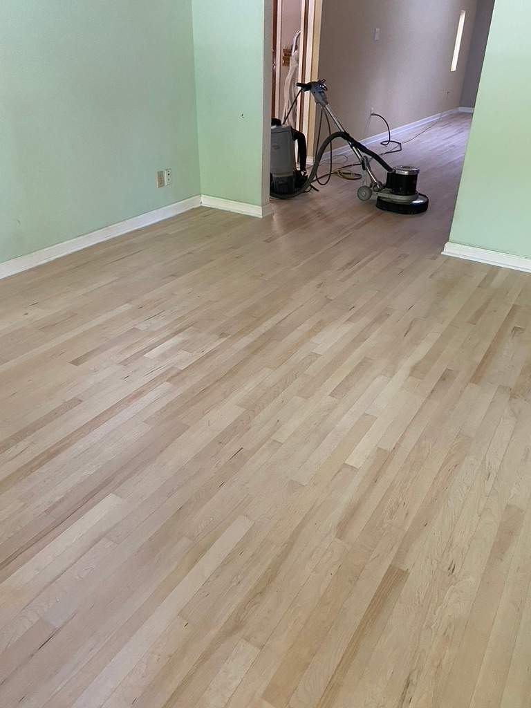 Former Gym Floors Refinished in Newcastle Residential Home by Footprints Floors South Sacramento
