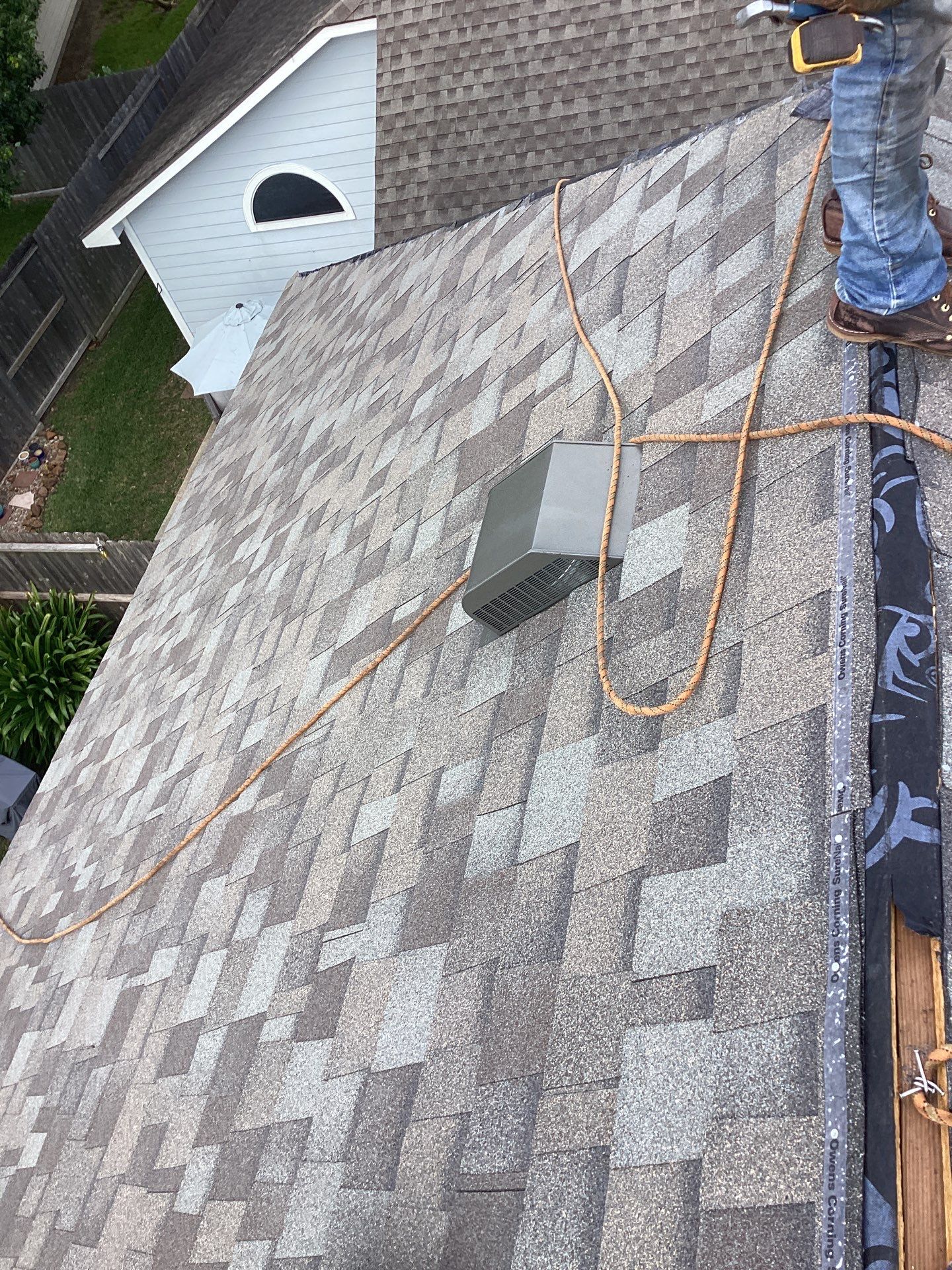 Residential Roofing Installation using Owen's Corning Duration (Lifetime) Shingles by Roof Repair Company